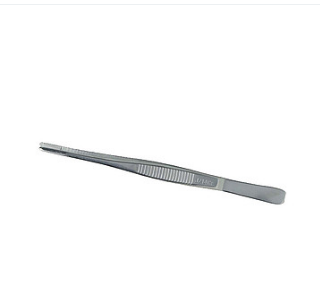 金鐘醫(yī)用鑷 j42070（25cm，橫齒，敷料）